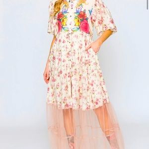 Aratta Angeles kiss maxi dress size small